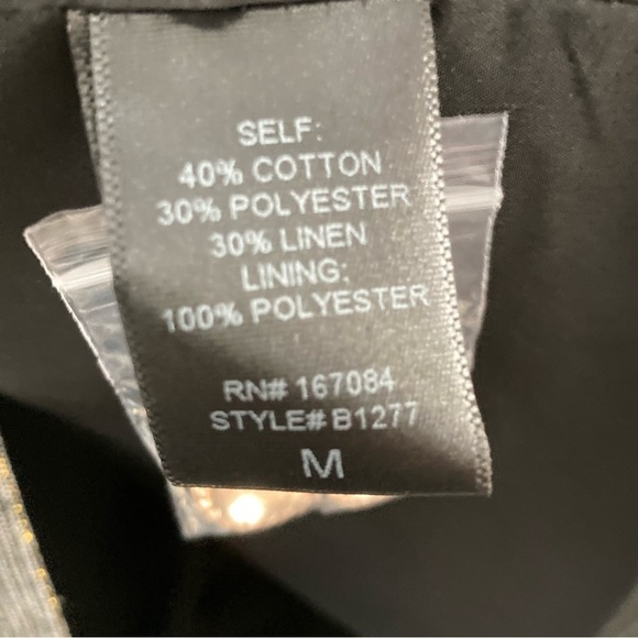 Pomander Place Coventry Metallic Keira Mini Dress-Women’s M-Gray/Gold-Preppy-NEW - Picture 7 of 10